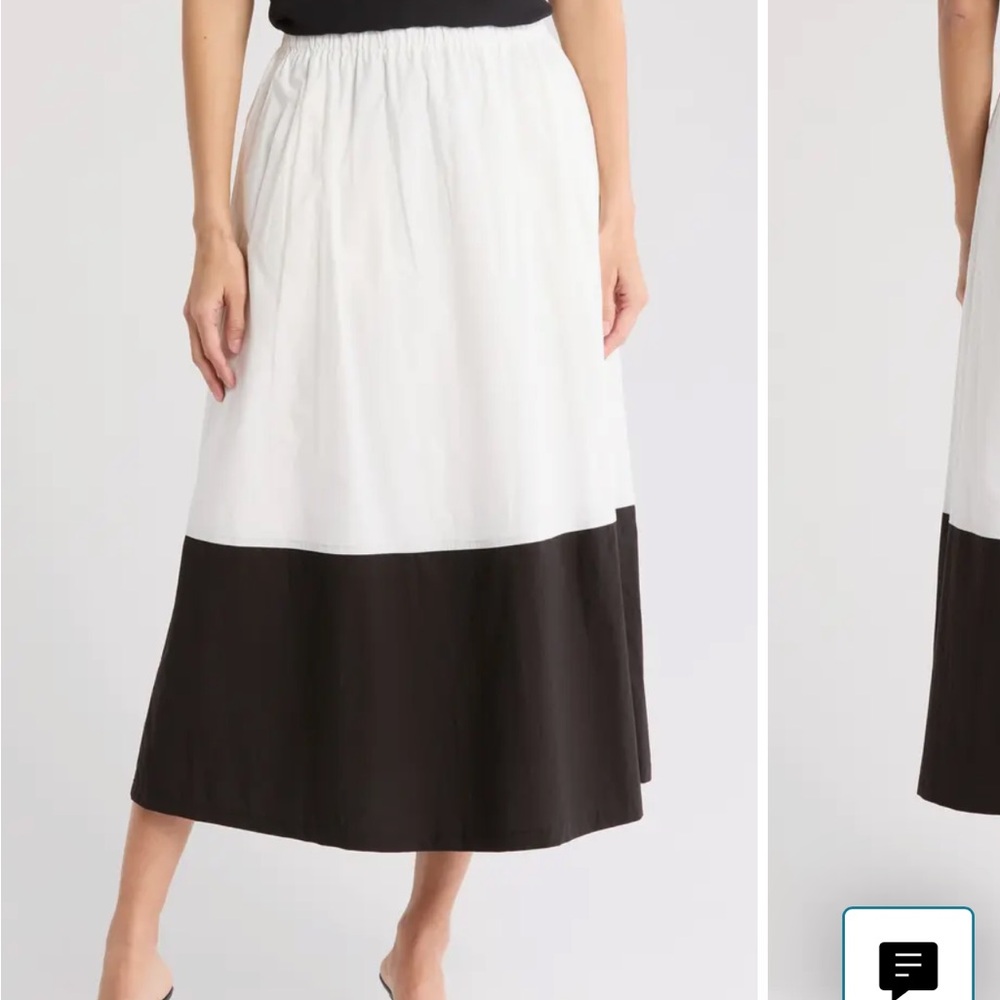 MELLODAY Poplin Skirt